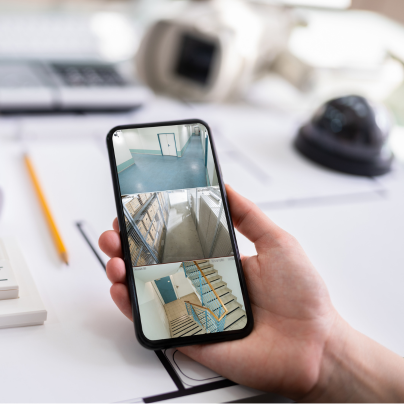 Tampa security camera feed on cell phone